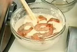 Рецепт темпуры из креветок.